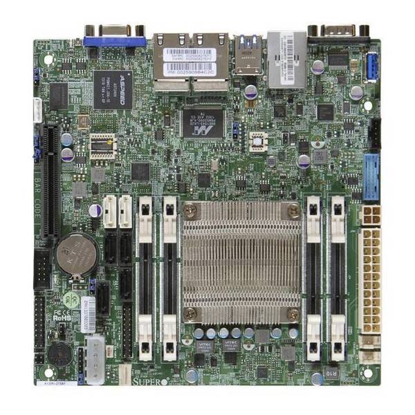 Supermicro A1SRI-2758F-B Intel Atom C2758/DDR3/SATA3&USB3.0/V&4GbE/Mini-ITX MBD-A1SRI-2758F-B